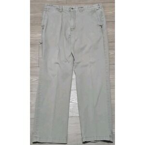 Duluth Trading Pants Mens 40x32 Beige Flex Ballroom Khakis Casual Tan